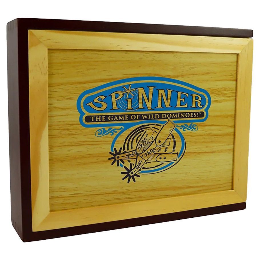 Spinner Dominoes Wood Case