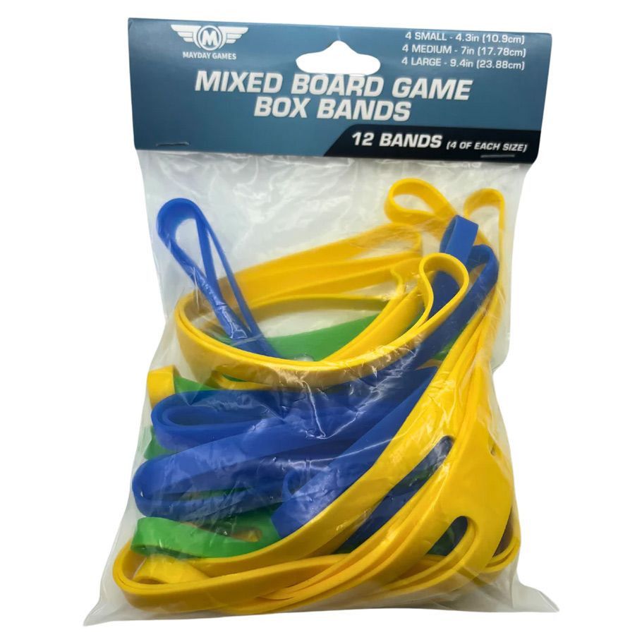 Mixed Board Game Box Bands (12) 4 of each size