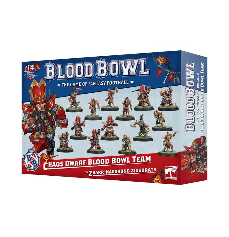 201-11 Zharr-Naggrund Ziggurats Chaos Dwarf Team - Blood Bowl