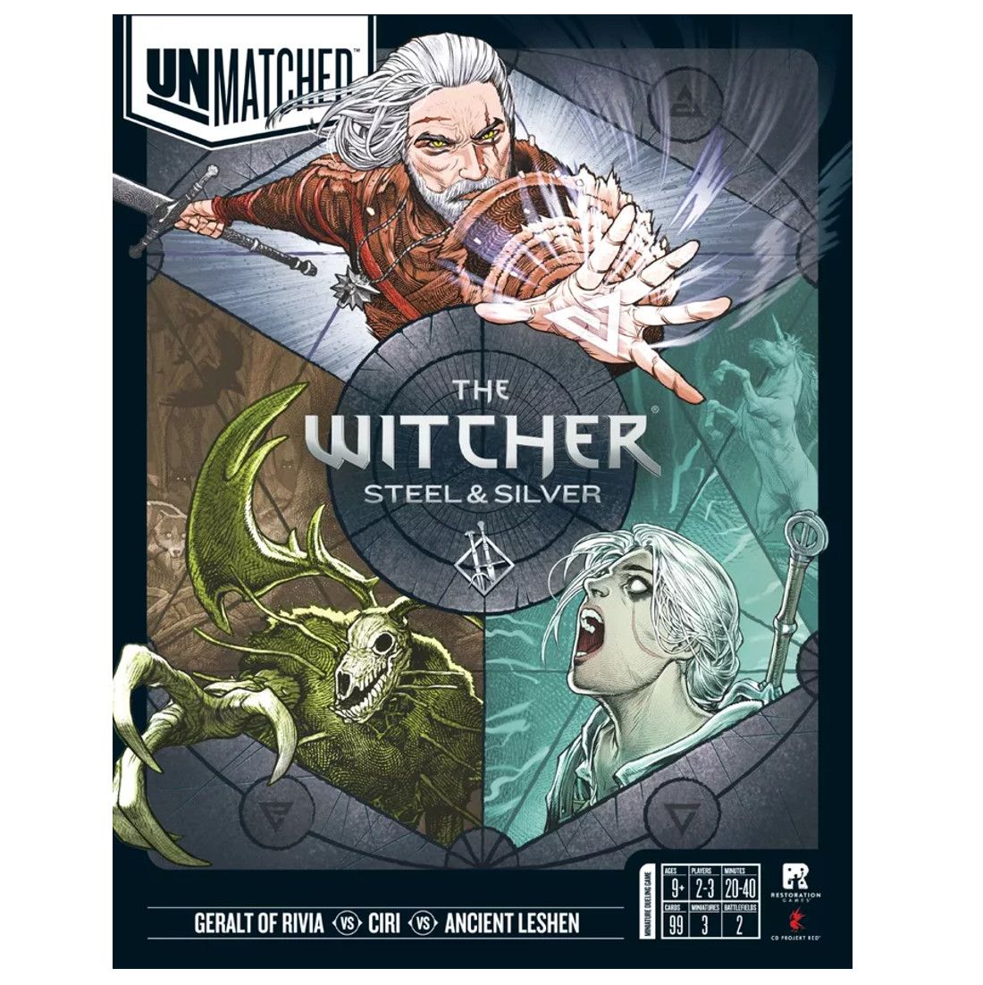 Unmatched Witcher - Steel and Silver