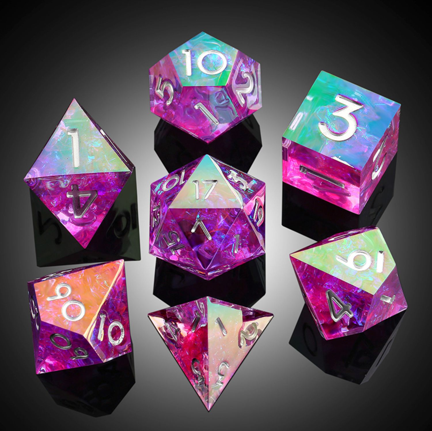Sharp Edge Dice Set - Chromatic Potion