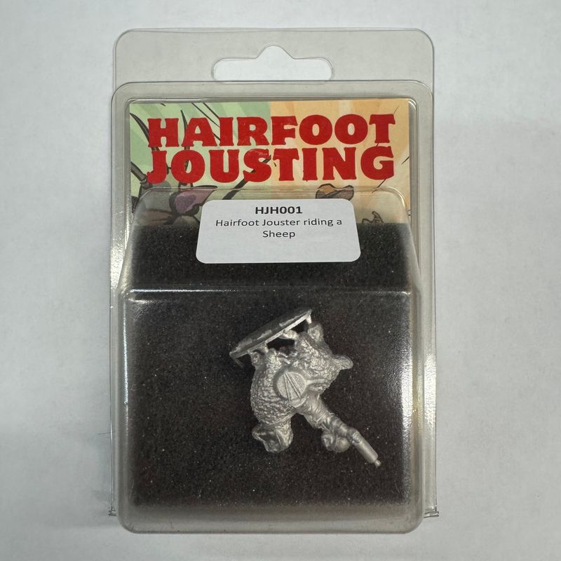 Hairfoot Jousting - Hairfoot Jouster riding a Sheep