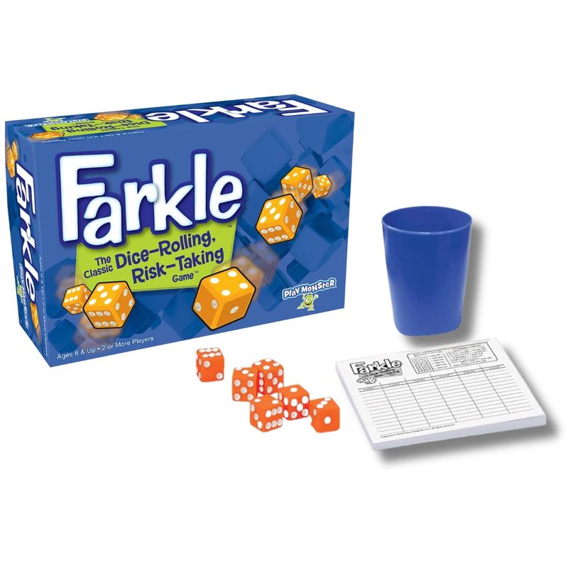 Farkle Classic Dice-Rolling Risk-Taking Game