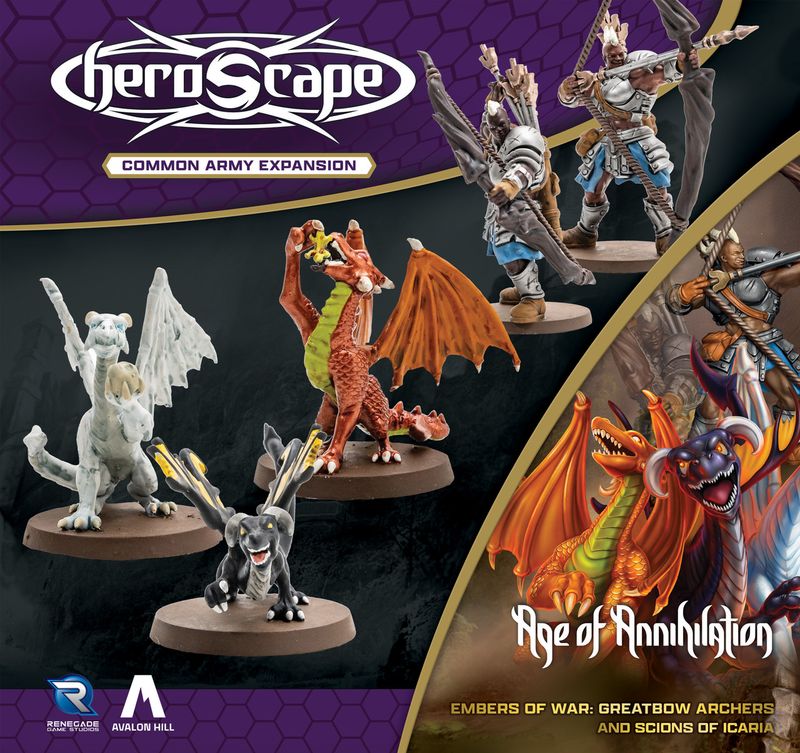 Heroscape - Embers of War: Greatbow Archers and Scions of Icaria Army Expansion