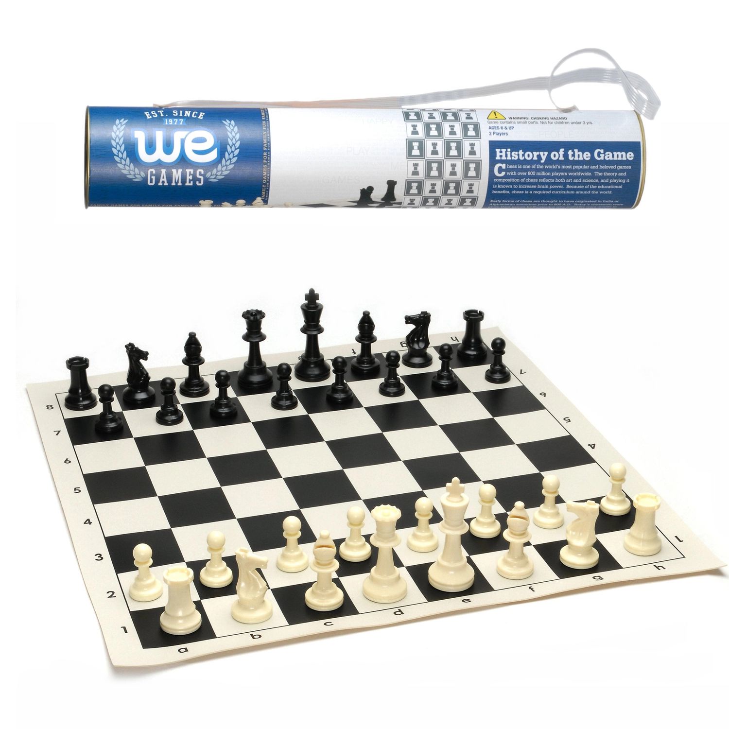 Travel Chess Set 17 in. Roll-Up