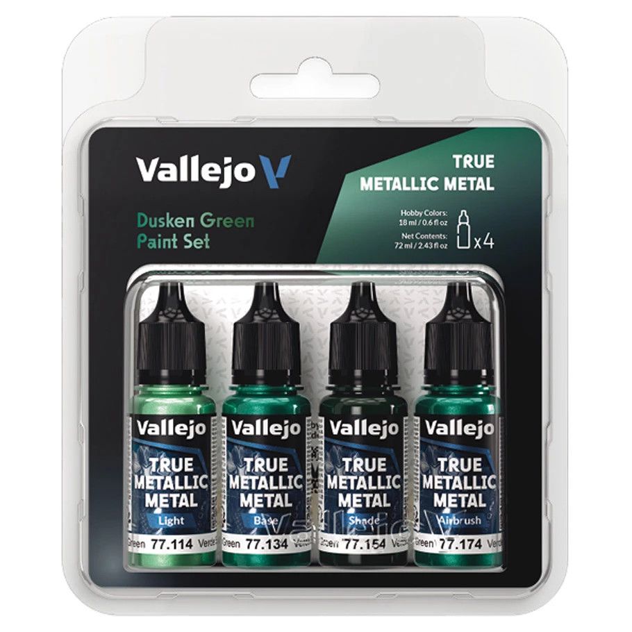 True Metallic Metal 4 Color Set - Dusken Green