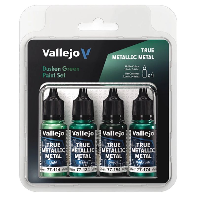 True Metallic Metal 4 Color Set - Dusken Green