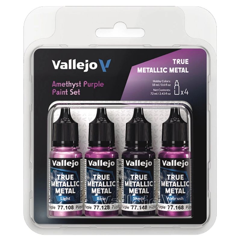 True Metallic Metal 4 Color Set - Amethyst Purple