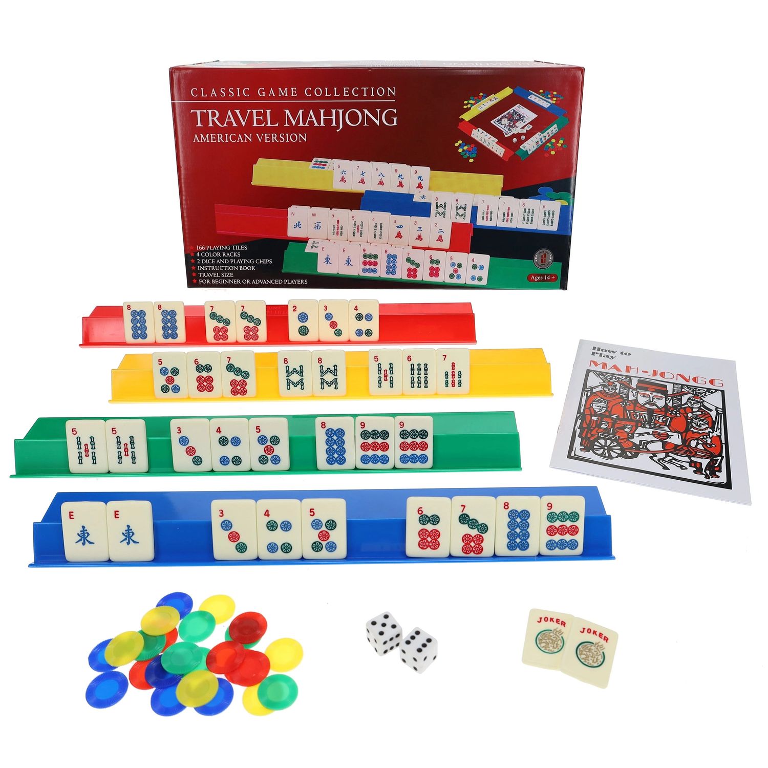 Mahjong  Set - American Style thin tile