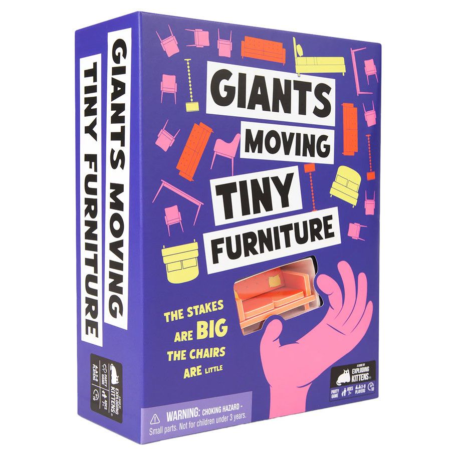 Giants Moving Tiny Furniture