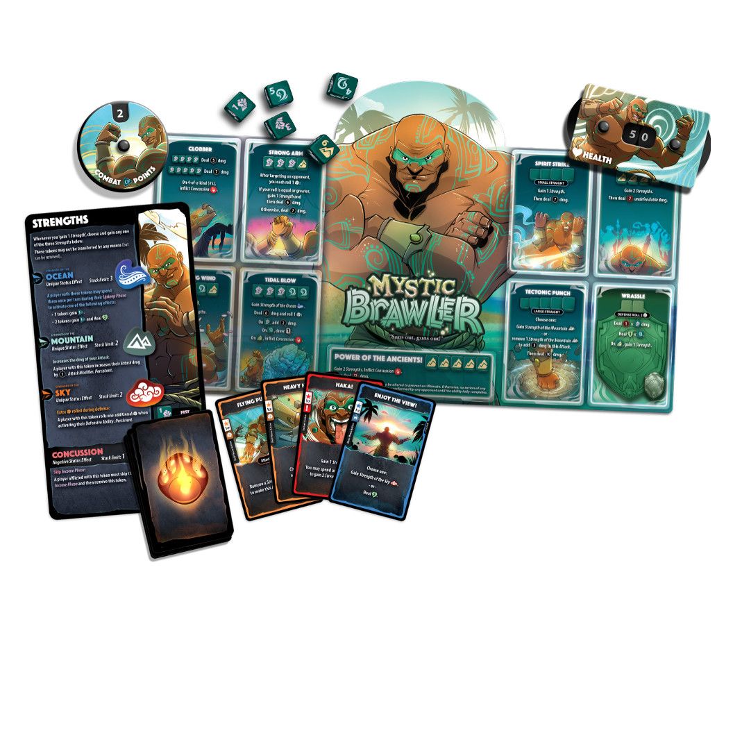 Dice Throne Hero Pack - Mystic Brawler