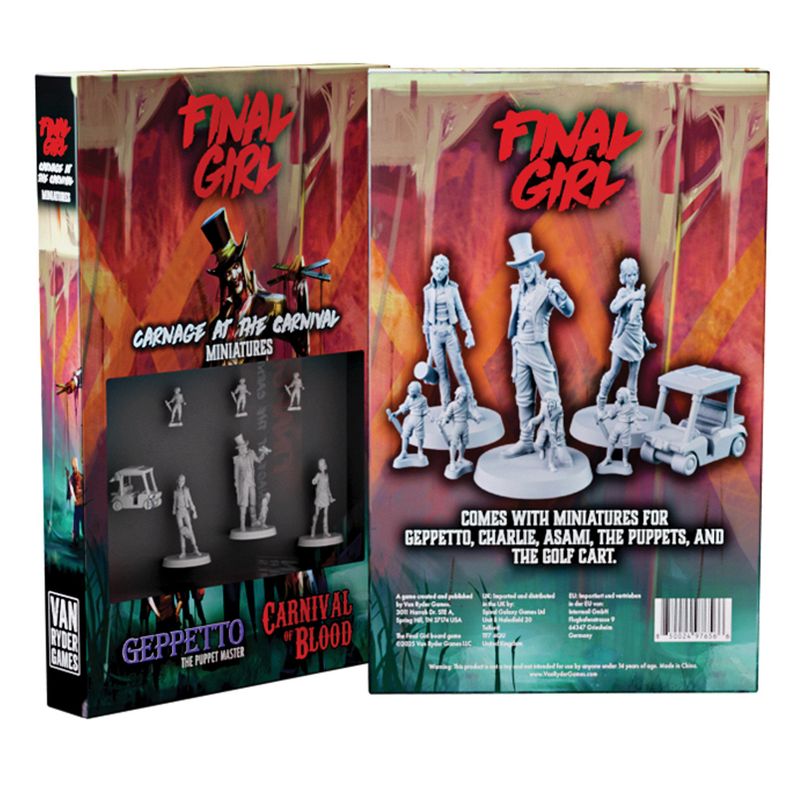 Final Girl Series 1 - Carnage at the Carnival Miniatures