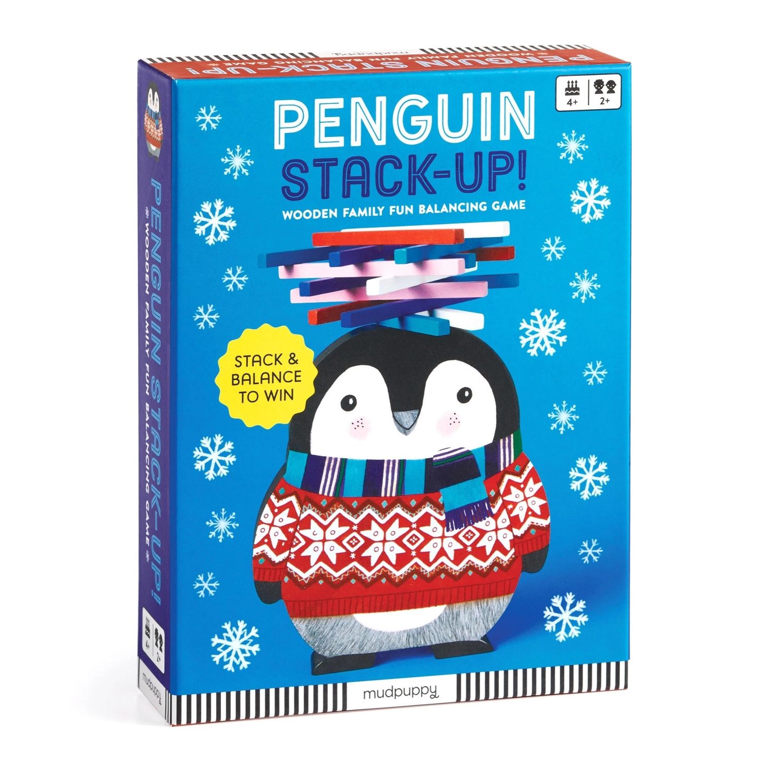 Penguin Stack-Up Wooden Balancing Game