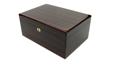 SAVOY ASH BURL HUMIDOR 90 CT.