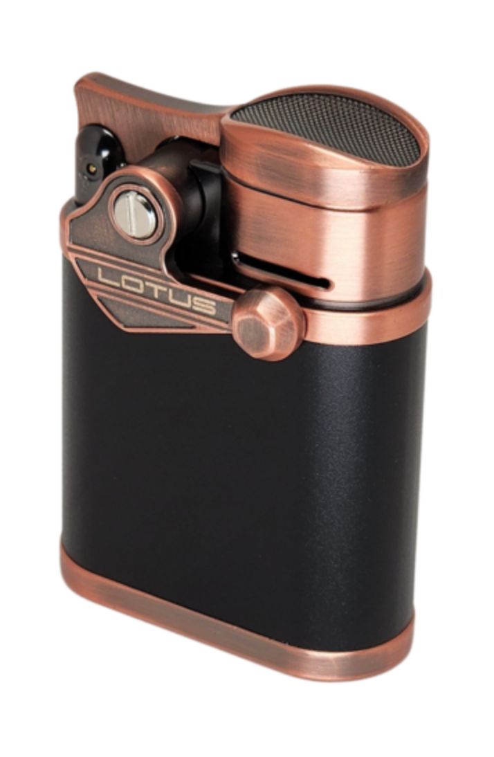 LOTUS WINSTON TABLE LIGHTER, Colour: Copper/Black