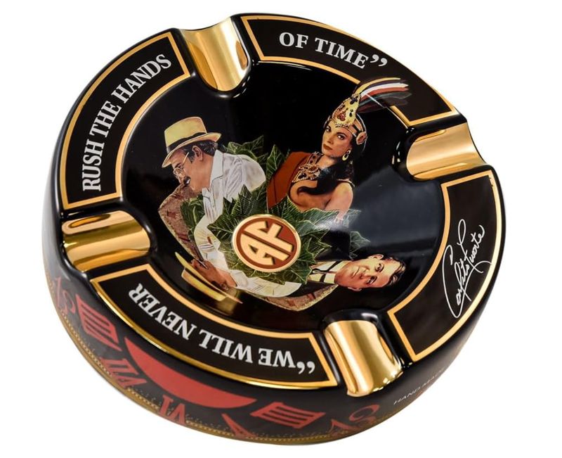 AF HANDS OF TIME ASHTRAY (BLACK)