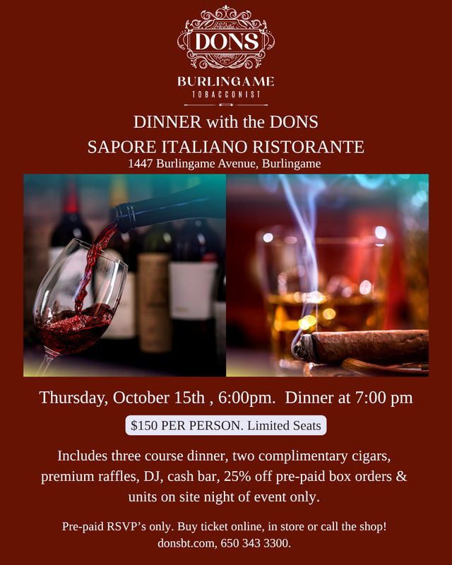 DINNER with the DONS - EVENT - OCT. 15