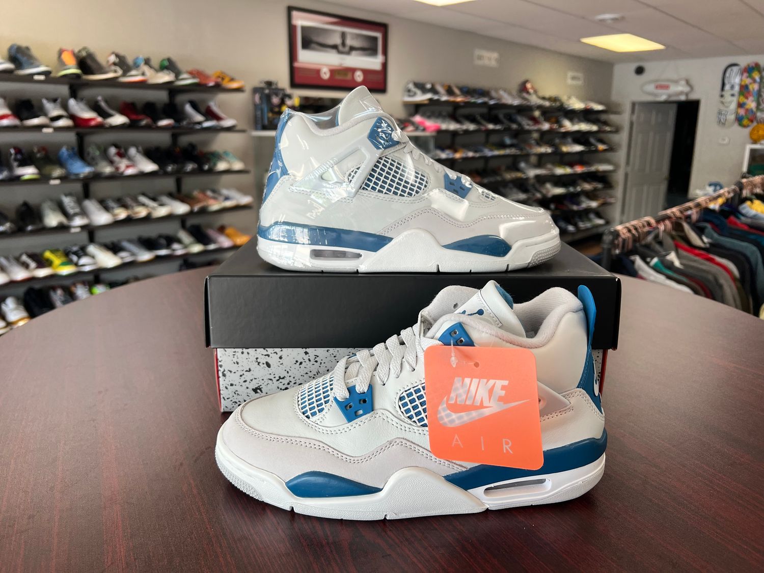 NEW AIR JORDAN 4 MILITARY BLUE (2024)