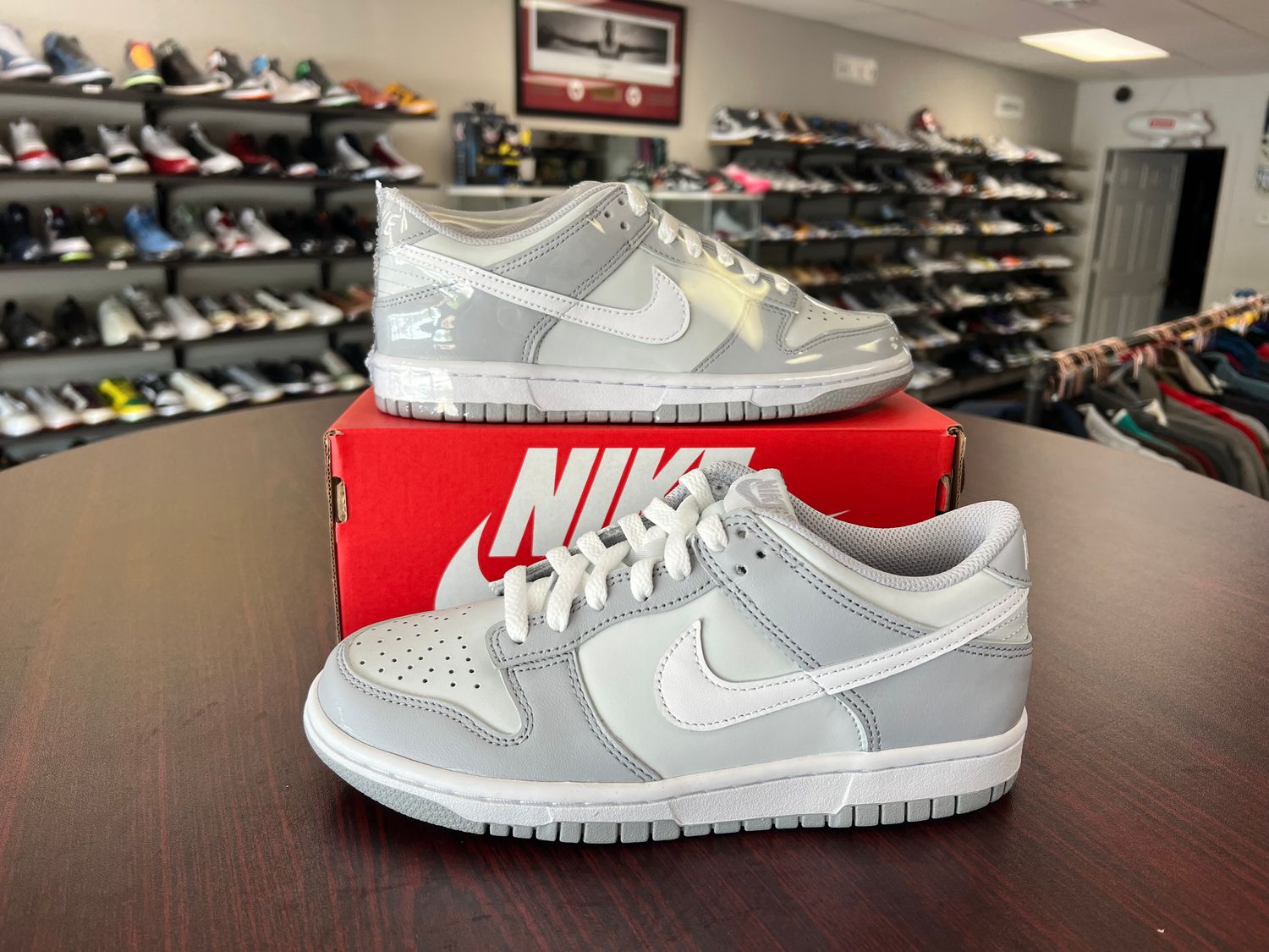 NEW NIKE DUNK LOW TWO TONED GREY