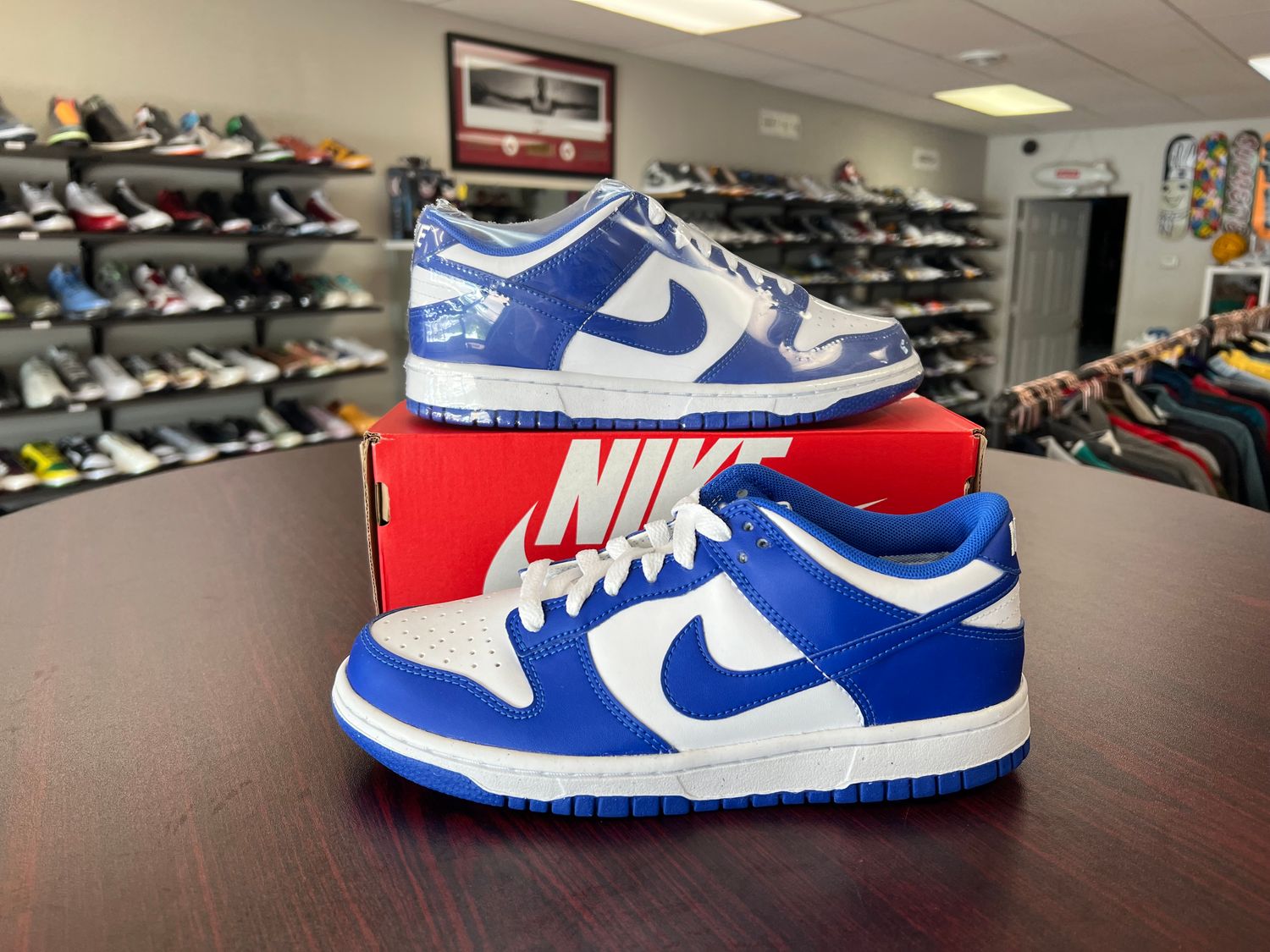 NEW NIKE DUNK LOW RACER BLUE
