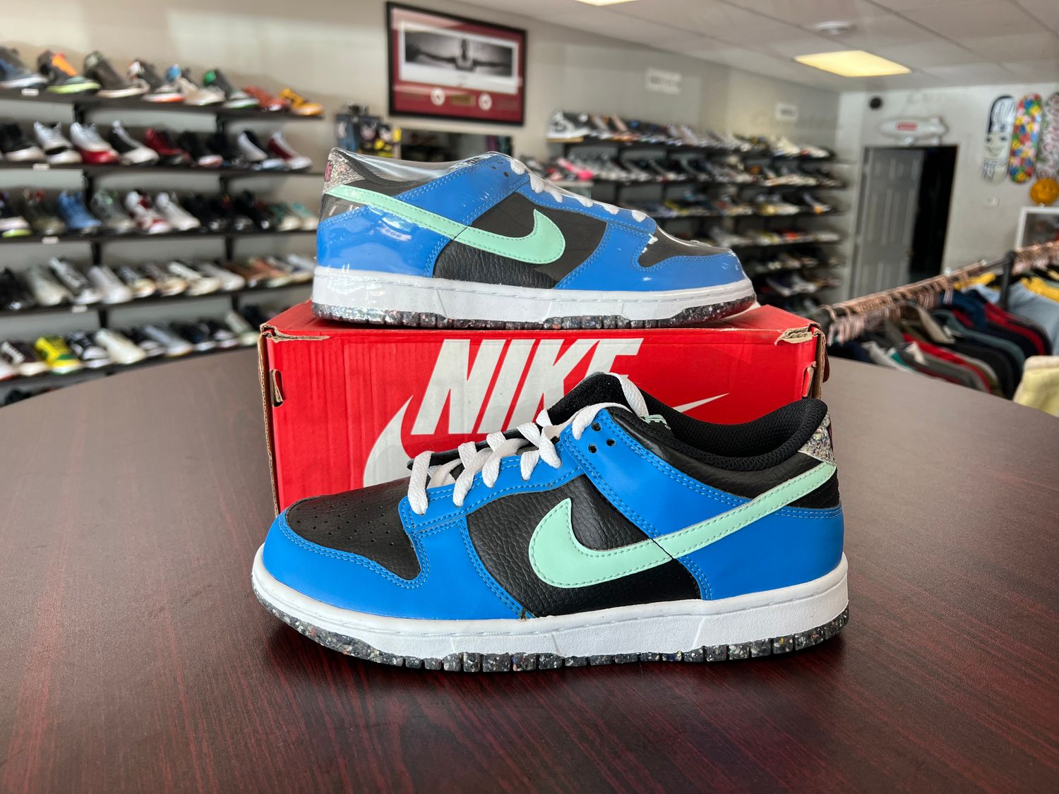 NEW NIKE DUNK LOW CRATER BLUE BLACK