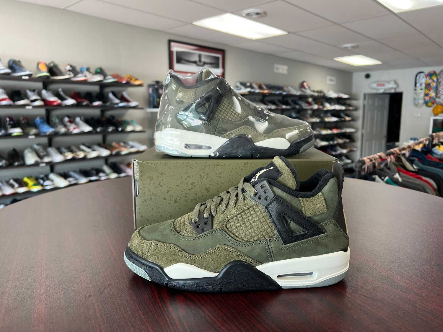 NEW AIR JORDAN 4 CRAFT OLIVE