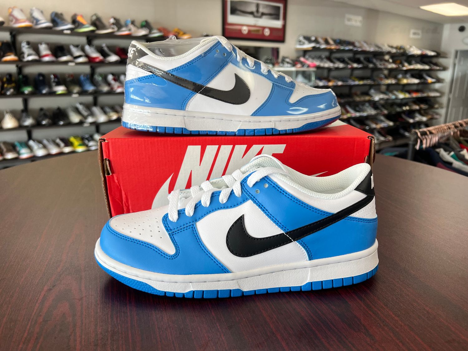 NEW NIKE DUNK LOW PHOTO BLUE (GS)