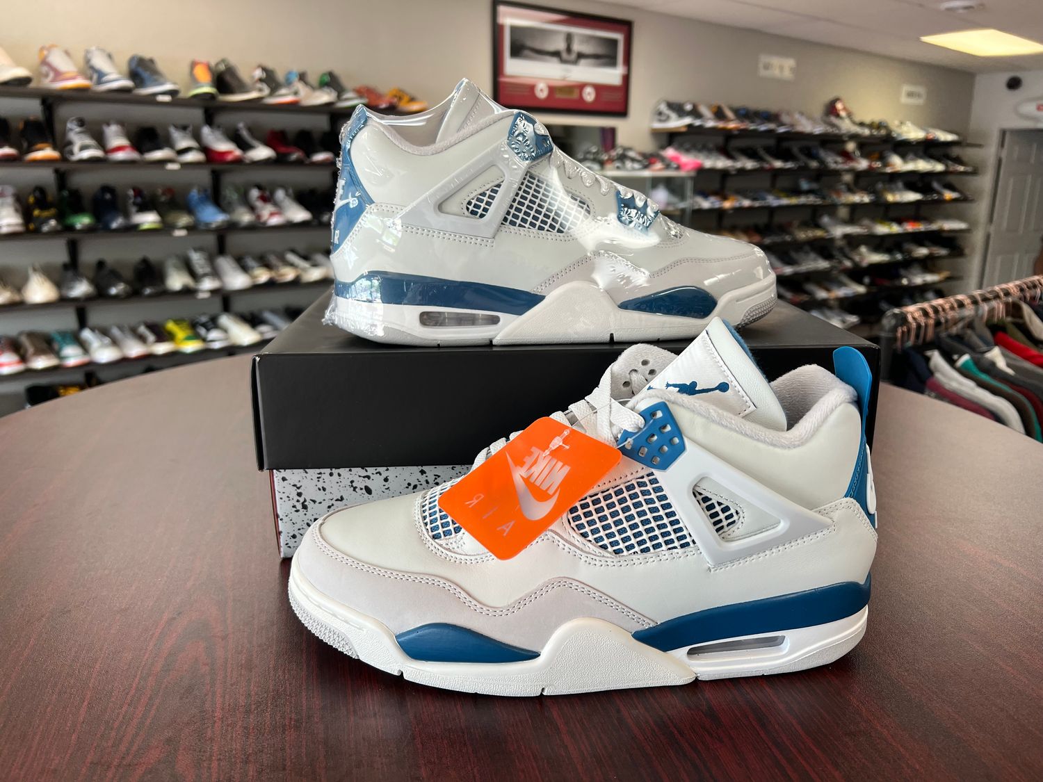 NEW AIR JORDAN 4 MILITARY BLUE (2024)