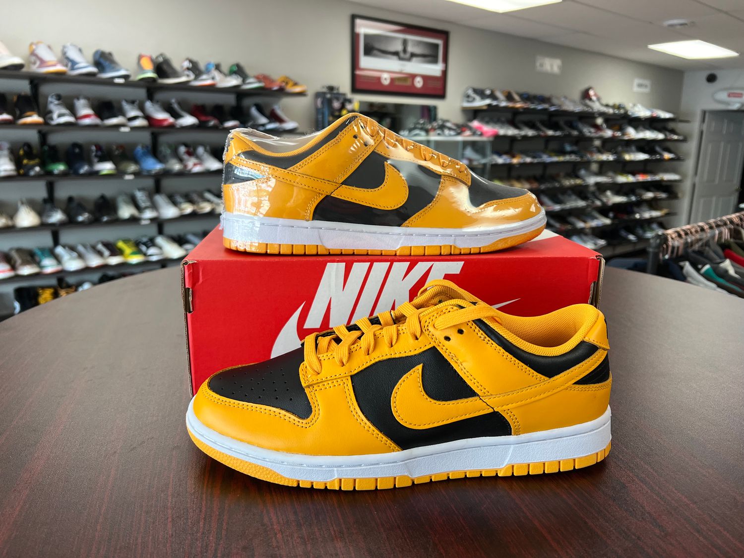 NEW NIKE DUNK LOW GOLDENROD
