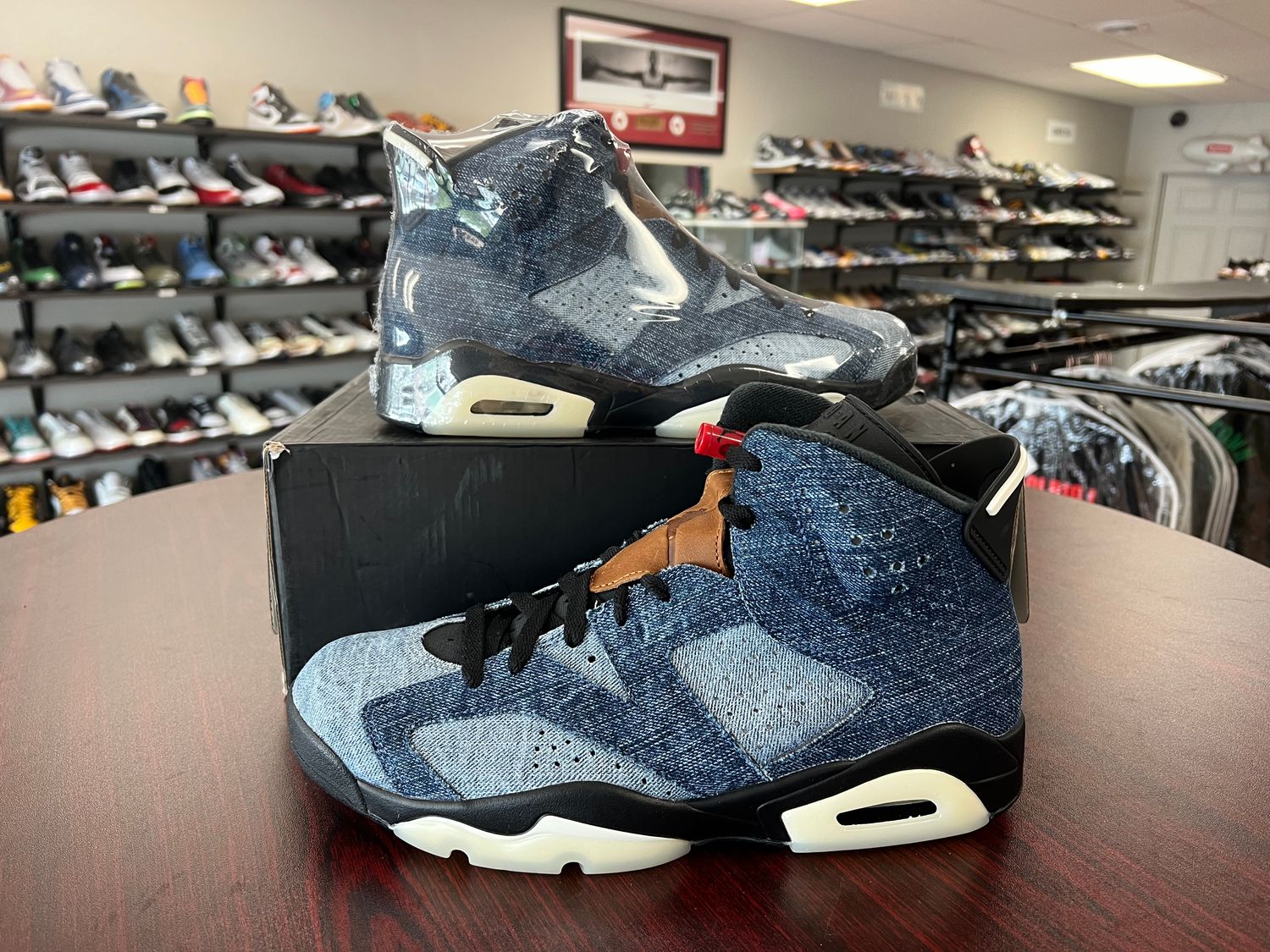 NEW AIR JORDAN 6 WASHED DENIM