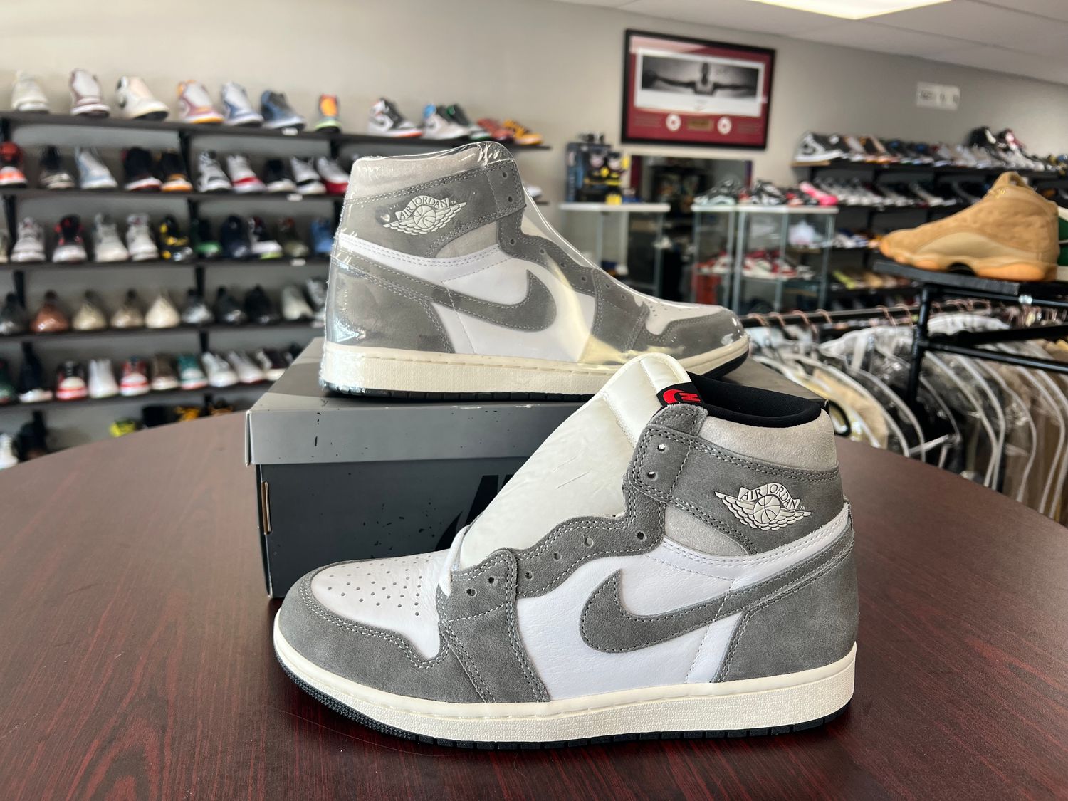 NEW AIR JORDAN 1 WASHED BLACK