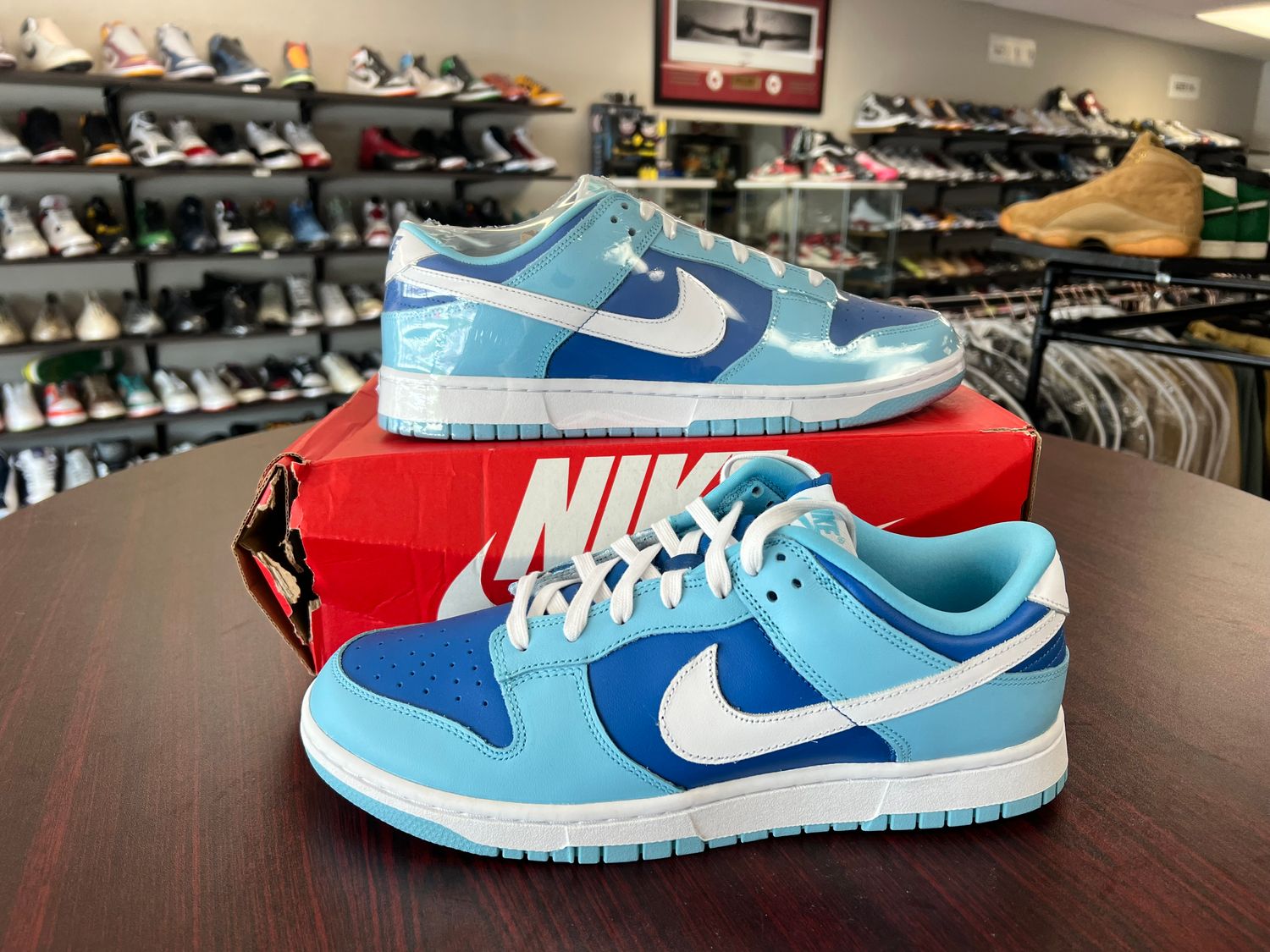 NEW NIKE DUNK LOW ARGON BLUE FLASH