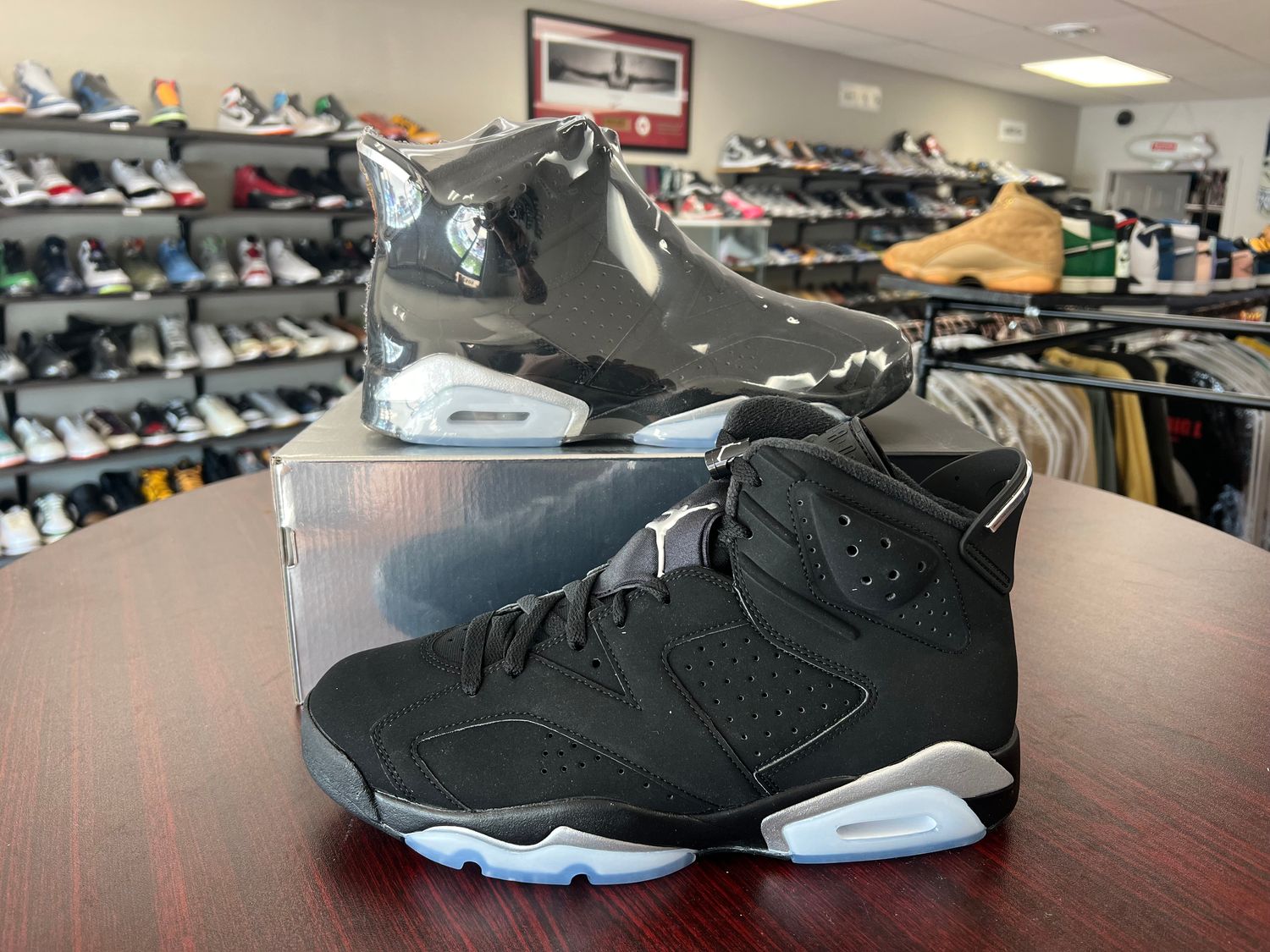 NEW AIR JORDAN 6 CHROME METALLIC SILVER