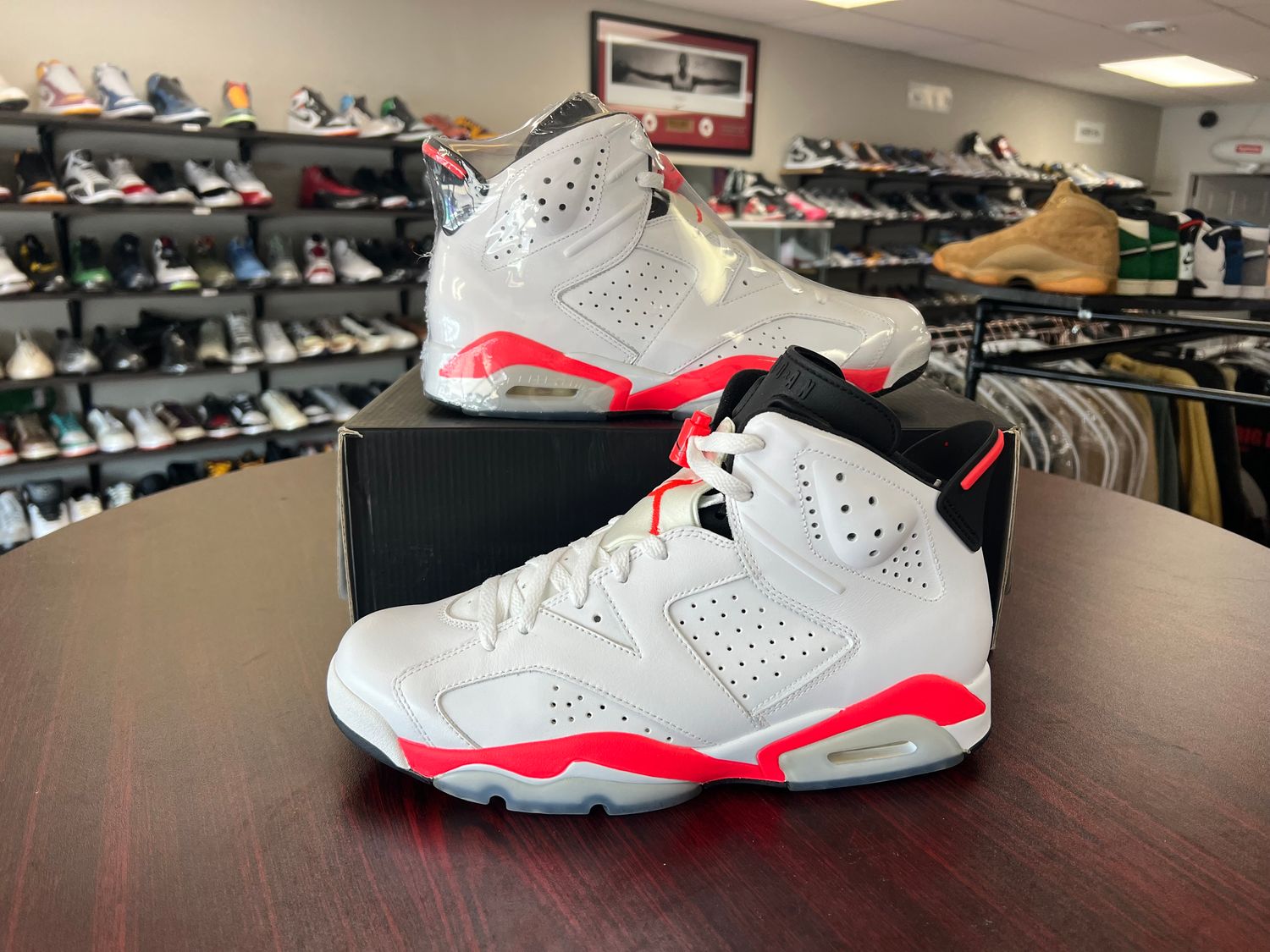 NEW AIR JORDAN 6 WHITE INFRARED 2014