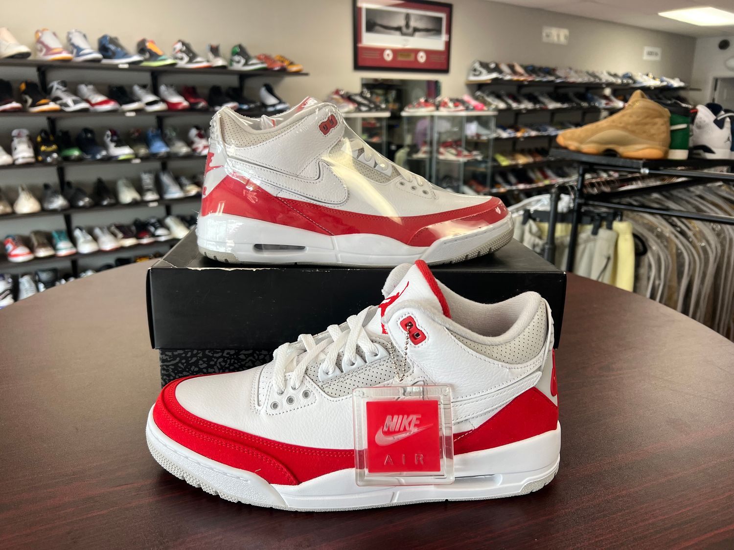 NEW AIR JORDAN 3 TINKER HATFIELD UNIVERSITY RED