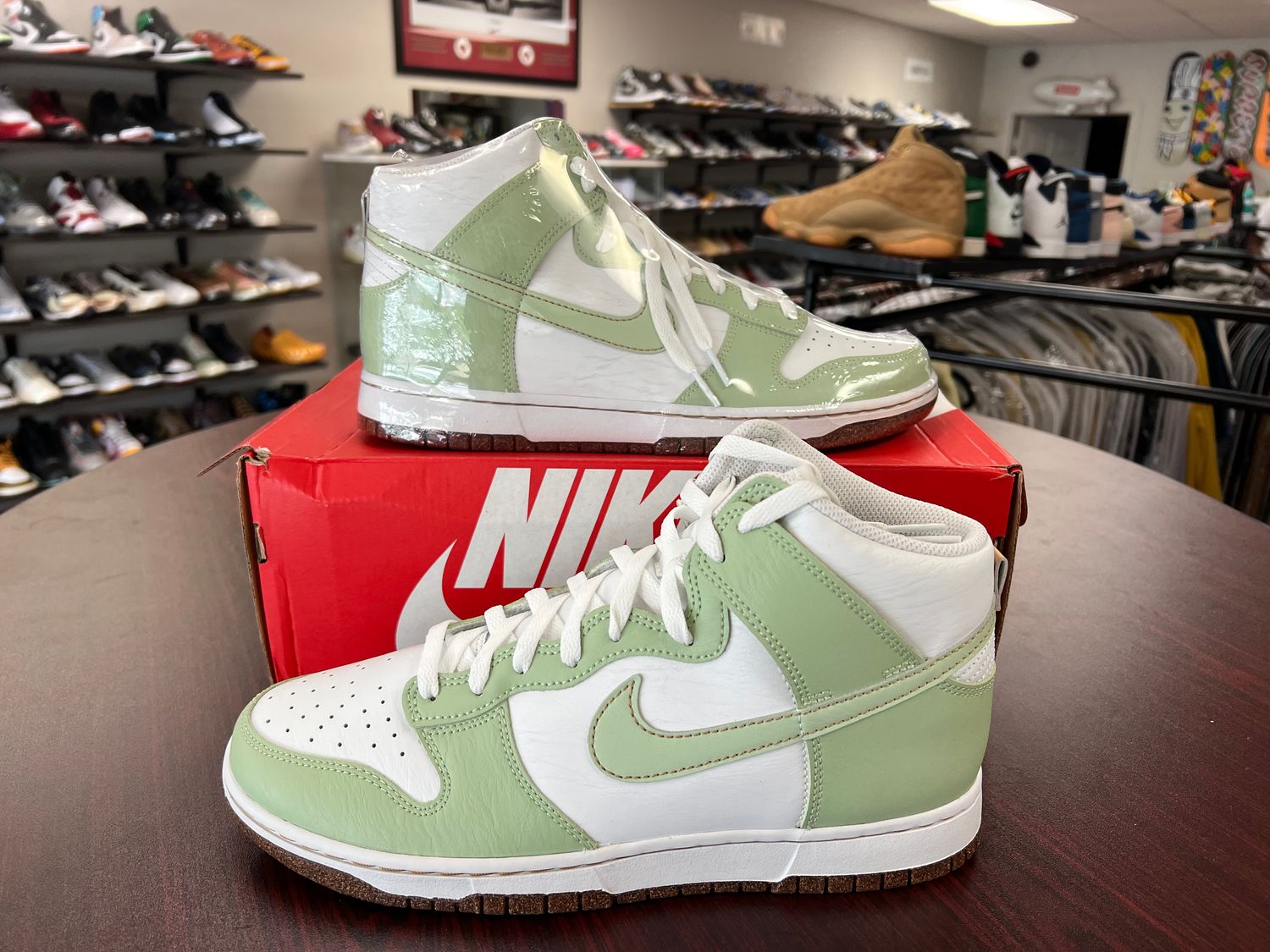 NEW NIKE DUNK HIGH SE INSPECTED BY SWOOSH HONEYDEW