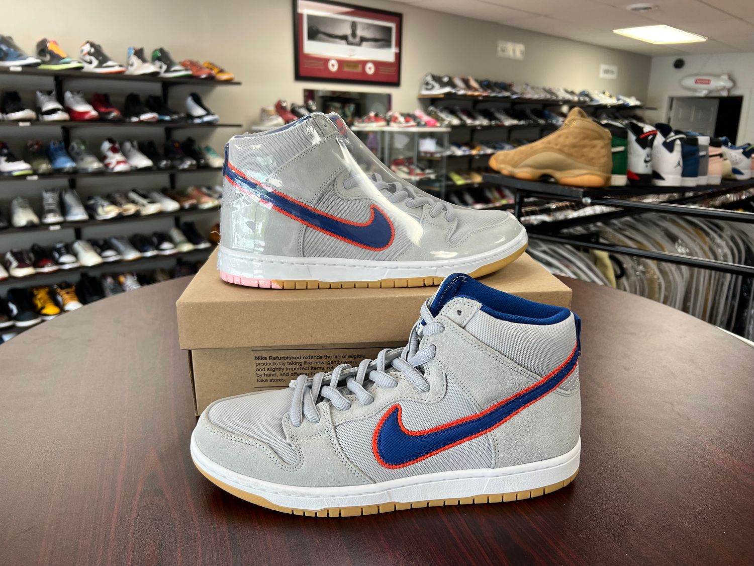 NEW NIKE SB DUNK HIGH NEW YORK METS