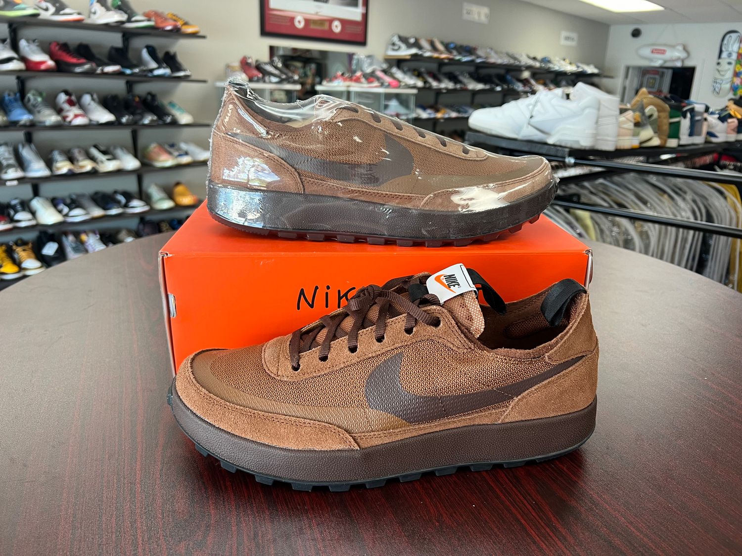 NEW NIKE TOM SACHS GENERAL PURPOSE SHOE PECAN 