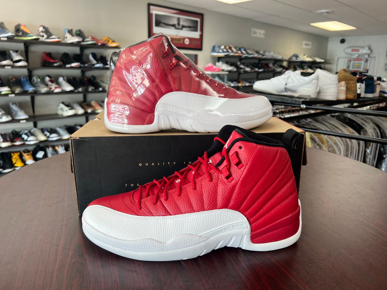 NEW AIR JORDAN 12 GYM RED