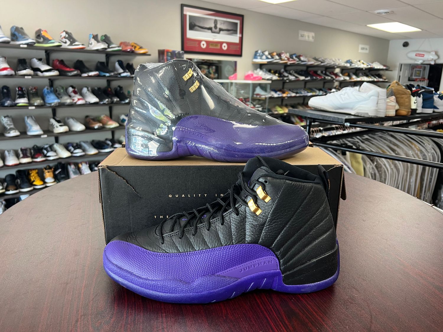 NEW AIR JORDAN 12 FIELD PURPLE