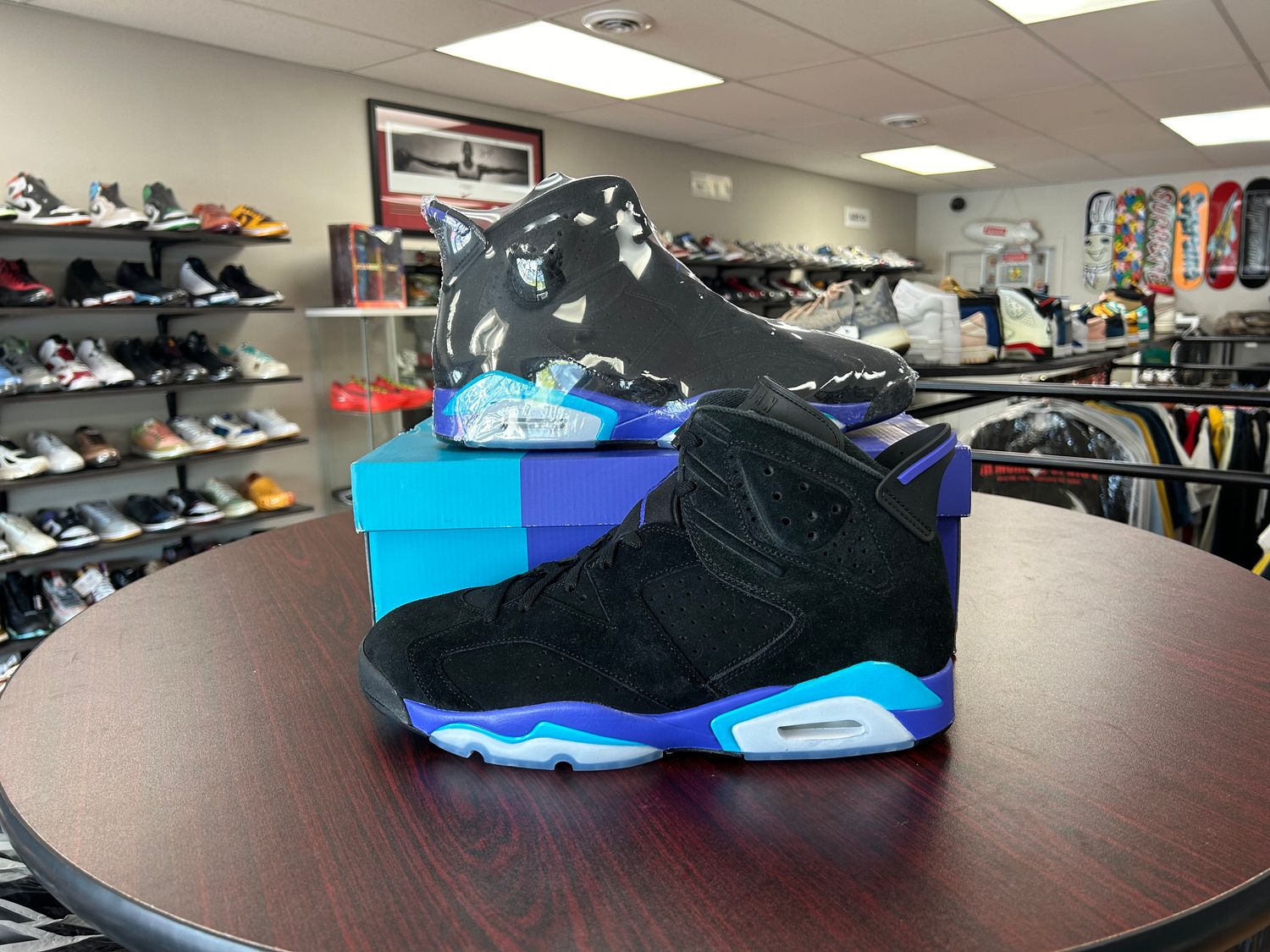 NEW AIR JORDAN 6 AQUA