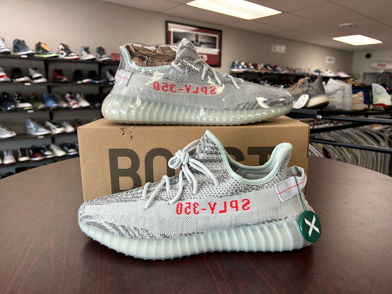 NEW ADIDAS YEEZY 350 V2 BLUE TINT