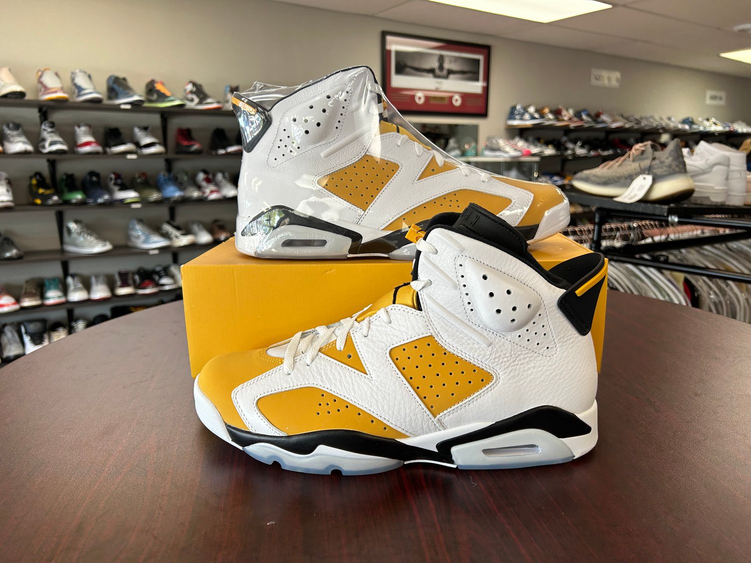 NEW AIR JORDAN 6 YELLOW OCHRE