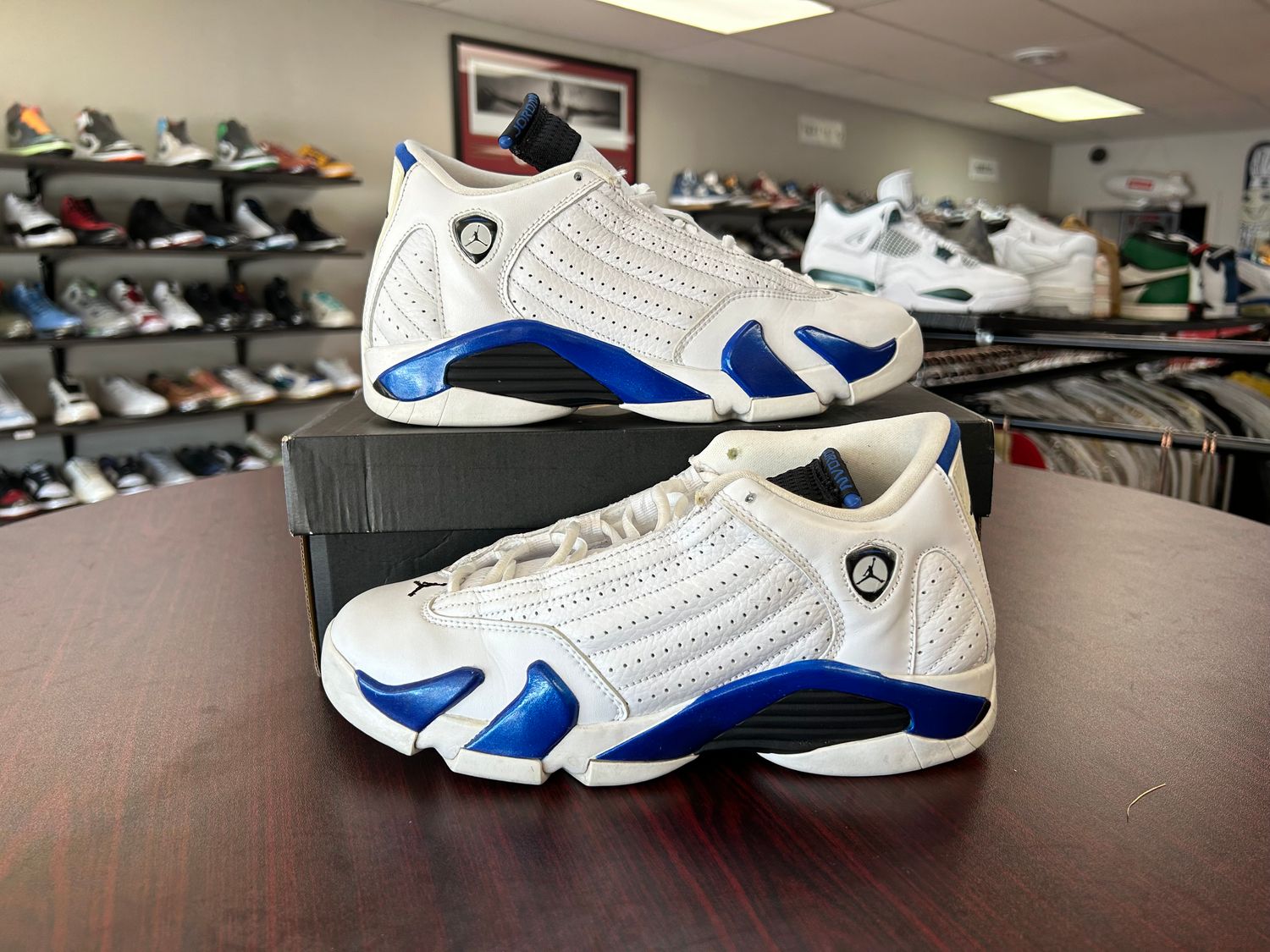 PO AIR JORDAN 14 GS HYPER ROYAL SIZE 6/7.5W