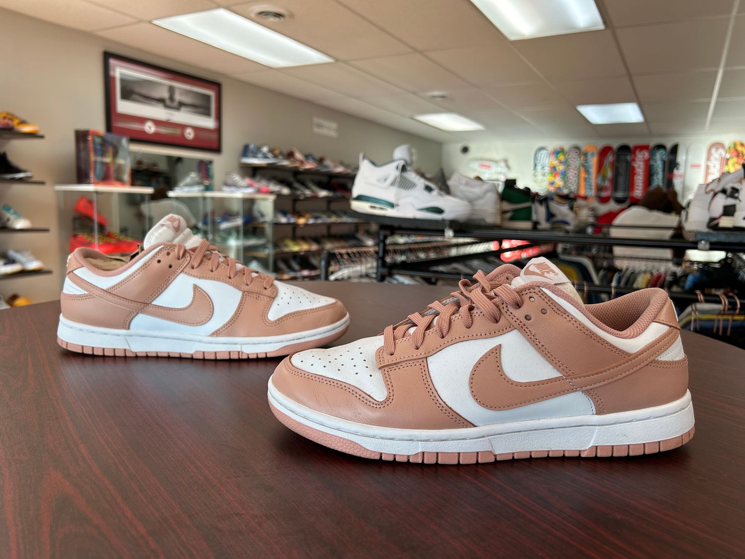 PONB NIKE DUNK LOW ROSE WHISPER SIZE 10W/8.5M