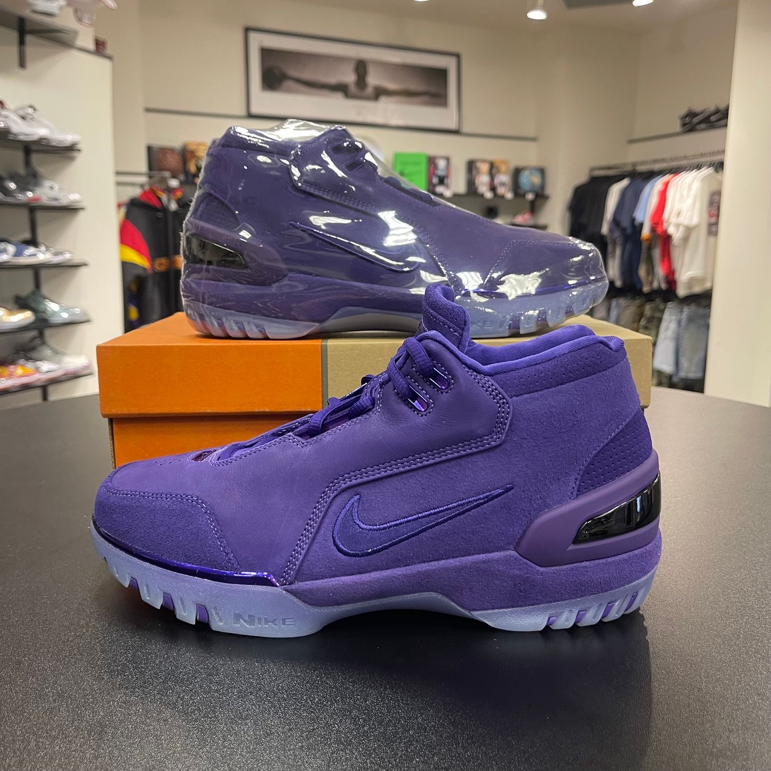 NEW NIKE AIR ZOOM GENERATION COURT PURPLE SUEDE