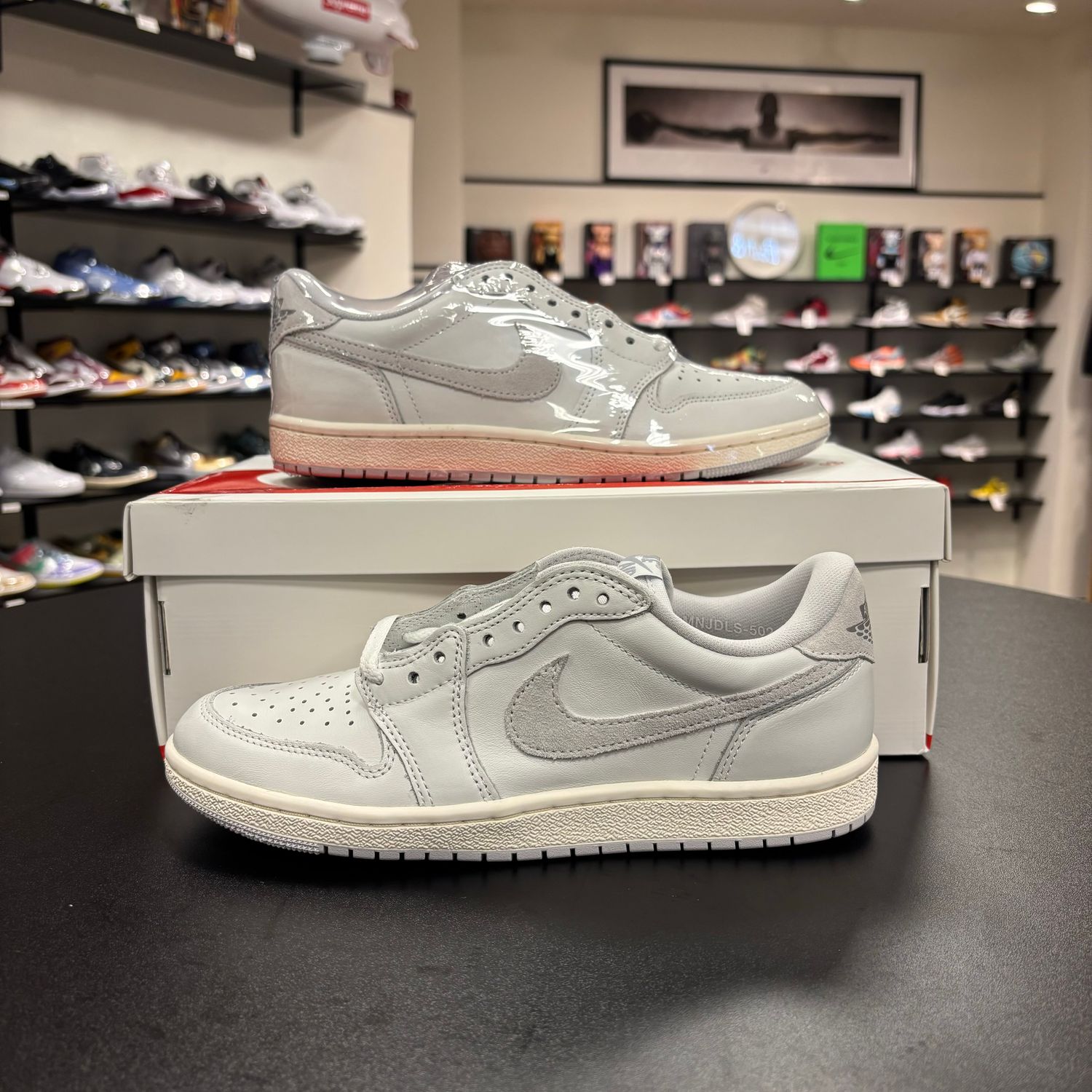 NEW AIR JORDAN 1 LOW 85 NEUTRAL GREY