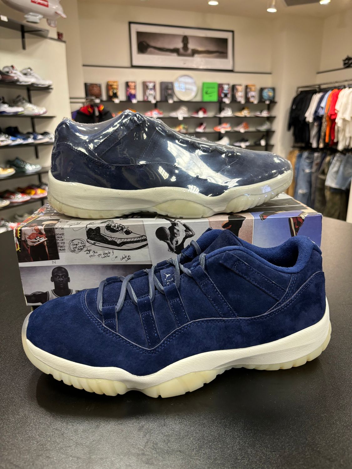 NEW AIR JORDAN 11 LOW DEREK JETER RE2PECT