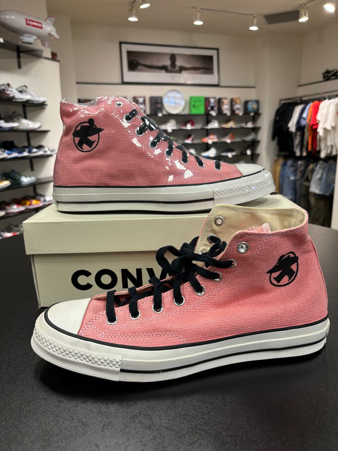 NEW STUSSY CONVERSE ALL STAR 70 HI SURFMAN PINK