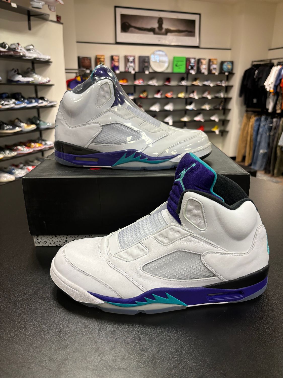 NEW AIR JORDAN 5 GRAPE FRESH PRINCE
